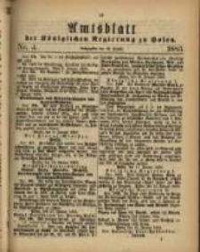 Amtsblatt der Königlichen Regierung zu Posen. 1883.01.23 Nro.4
