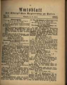 Amtsblatt der K&ouml;niglichen Regierung zu Posen. 1883.01.30 Nro.5