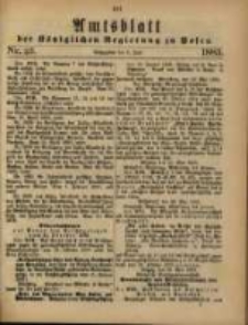 Amtsblatt der K&ouml;niglichen Regierung zu Posen. 1883.06.05 Nro.23