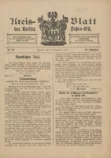 Kreis-Blatt des Kreises Posen-Ost 1910.09.15 Jg.22 Nr39