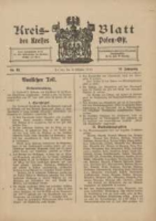 Kreis-Blatt des Kreises Posen-Ost 1910.10.08 Jg.22 Nr42