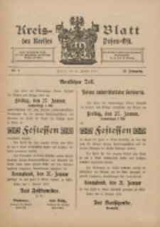 Kreis-Blatt des Kreises Posen-Ost 1911.01.14 Jg.23 Nr2