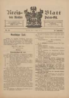 Kreis-Blatt des Kreises Posen-Ost 1911.04.01 Jg.23 nr13
