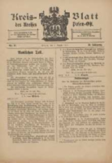 Kreis-Blatt des Kreises Posen-Ost 1911.08.05 Jg.23 Nr31
