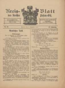 Kreis-Blatt des Kreises Posen-Ost 1911.09.09 Jg.23 Nr36