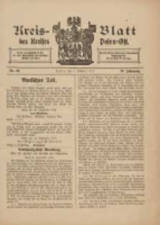 Kreis-Blatt des Kreises Posen-Ost 1911.10.07 Jg.23 Nr40