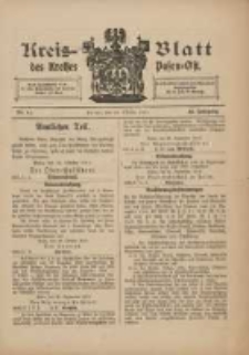 Kreis-Blatt des Kreises Posen-Ost 1911.10.14 Jg.23 Nr41