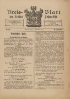 Kreis-Blatt des Kreises Posen-Ost 1911.11.18 Jg.23 Nr46