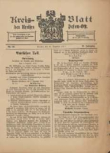 Kreis-Blatt des Kreises Posen-Ost 1911.12.16 Jg.23 Nr50
