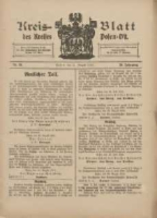 Kreis-Blatt des Kreises Posen-Ost 1912.08.31 Jg.24 Nr35
