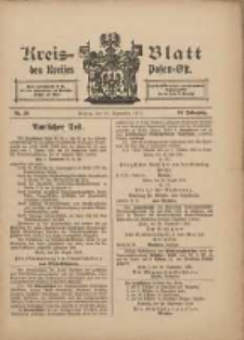 Kreis-Blatt des Kreises Posen-Ost 1912.09.28 Jg.24 Nr39