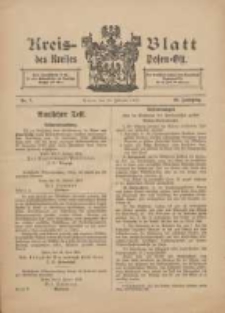 Kreis-Blatt des Kreises Posen-Ost 1913.02.15 Jg.25 Nr7