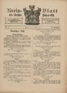 Kreis-Blatt des Kreises Posen-Ost 1913.03.15 Jg.25 Nr11