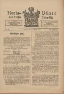 Kreis-Blatt des Kreises Posen-Ost 1913.08.16 Jg.25 Nr34