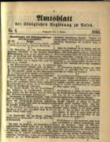 Amtsblatt der K&ouml;niglichen Regierung zu Posen. 1895.01.08 Nro.2
