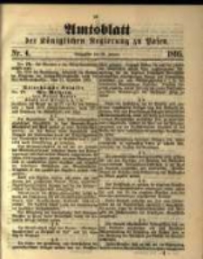 Amtsblatt der Königlichen Regierung zu Posen. 1895.01.22 Nro.4