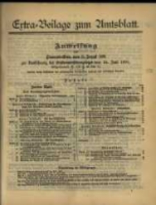 Extra - Beilage zum Amtsblatt