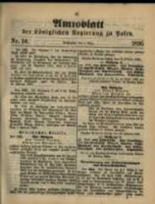 Amtsblatt der K&ouml;niglichen Regierung zu Posen. 1895.02.26 Nro.9