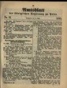 Amtsblatt der K&ouml;niglichen Regierung zu Posen. 1895.03.12 Nro.11