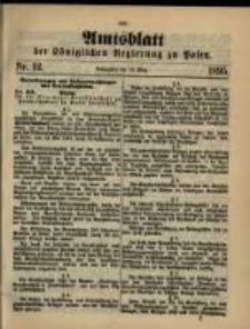 Amtsblatt der K&ouml;niglichen Regierung zu Posen. 1895.03.19 Nro.12