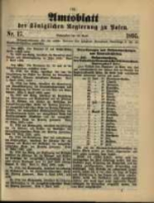 Amtsblatt der Königlichen Regierung zu Posen. 1895.04.23 Nro.17