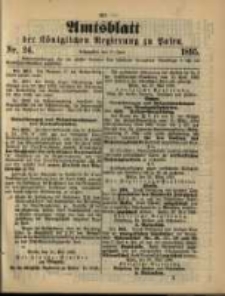 Amtsblatt der K&ouml;niglichen Regierung zu Posen. 1895.06.11 Nro.24