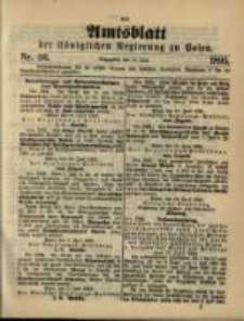 Amtsblatt der K&ouml;niglichen Regierung zu Posen. 1895.06.25 Nro.26