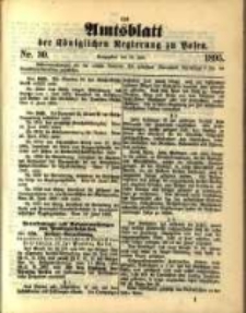 Amtsblatt der K&ouml;niglichen Regierung zu Posen. 1895.07.23 Nro.30