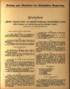 Beilage zum Amtsblatt der K&ouml;niglichen Regierung