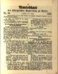 Amtsblatt der Königlichen Regierung zu Posen. 1895.08.27 Nro.35