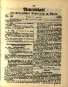 Amtsblatt der K&ouml;niglichen Regierung zu Posen. 1895.09.03 Nro.36