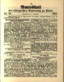 Amtsblatt der Königlichen Regierung zu Posen. 1895.09.17 Nro.38