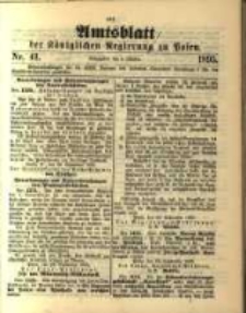 Amtsblatt der Königlichen Regierung zu Posen. 1895.10.08 Nro.41
