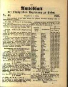 Amtsblatt der Königlichen Regierung zu Posen. 1895.10.15 Nro.42