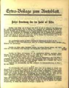 Extra = Beilage zum Amtsblatt