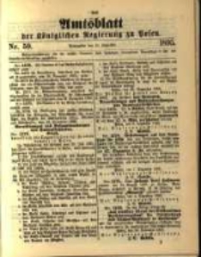 Amtsblatt der K&ouml;niglichen Regierung zu Posen. 1895.12.10 Nro.50