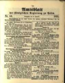 Amtsblatt der Königlichen Regierung zu Posen. 1895.12.31 Nro.53