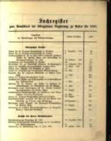 Sachregister .. f&uuml;r 1895