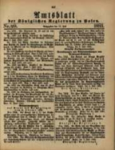 Amtsblatt der K&ouml;niglichen Regierung zu Posen. 1883.06.17 Nro.29