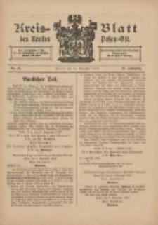 Kreis-Blatt des Kreises Posen-Ost 1913.11.15 Jg.25 Nr47