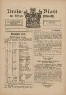 Kreis-Blatt des Kreises Posen-Ost 1914.04.04 Jg.26 Nr14