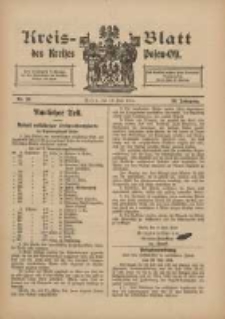 Kreis-Blatt des Kreises Posen-Ost 1914.07.18 Jg.26 Nr29