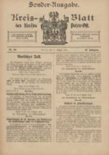 Kreis-Blatt des Kreises Posen-Ost 1914.08.15 Jg.26 Nr38