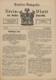 Kreis-Blatt des Kreises Posen-Ost 1914.08.17 Jg.26 Nr39