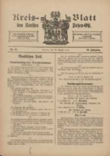 Kreis-Blatt des Kreises Posen-Ost 1914.08.29 Jg.26 Nr41
