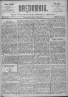 Orędownik: pismo dla spraw politycznych i spółecznych 1897.08.03 R.27 Nr174