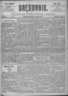 Orędownik: pismo dla spraw politycznych i spółecznych 1897.08.07 R.27 Nr178
