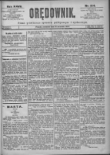 Orędownik: pismo dla spraw politycznych i spółecznych 1897.09.19 R.27 Nr214