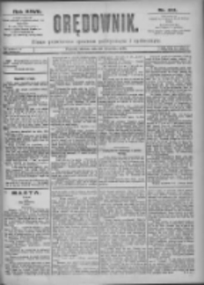 Orędownik: pismo dla spraw politycznych i sp&oacute;łecznych 1897.09.28 R.27 Nr221