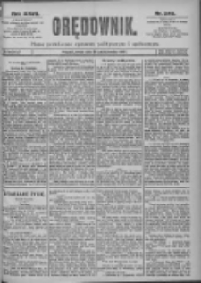 Orędownik: pismo dla spraw politycznych i spółecznych 1897.10.20 R.27 Nr240